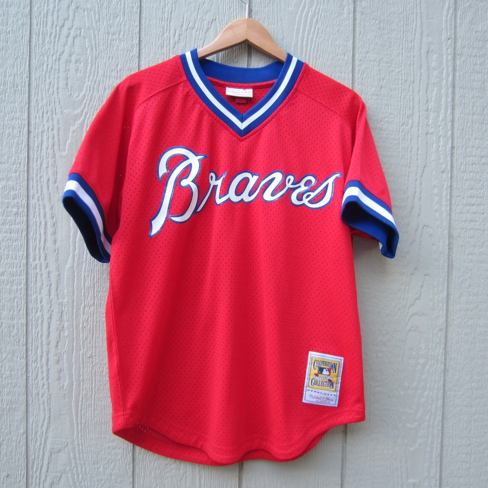 Mitchell & Ness Dale Murphy Atlanta Braves Jersey Large Cooperstown Collection